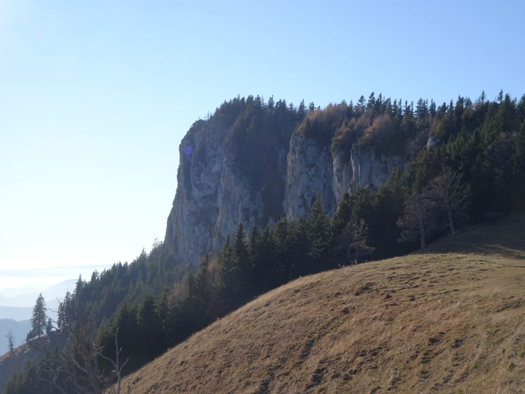 The "Rote Wand" seen from the saddle