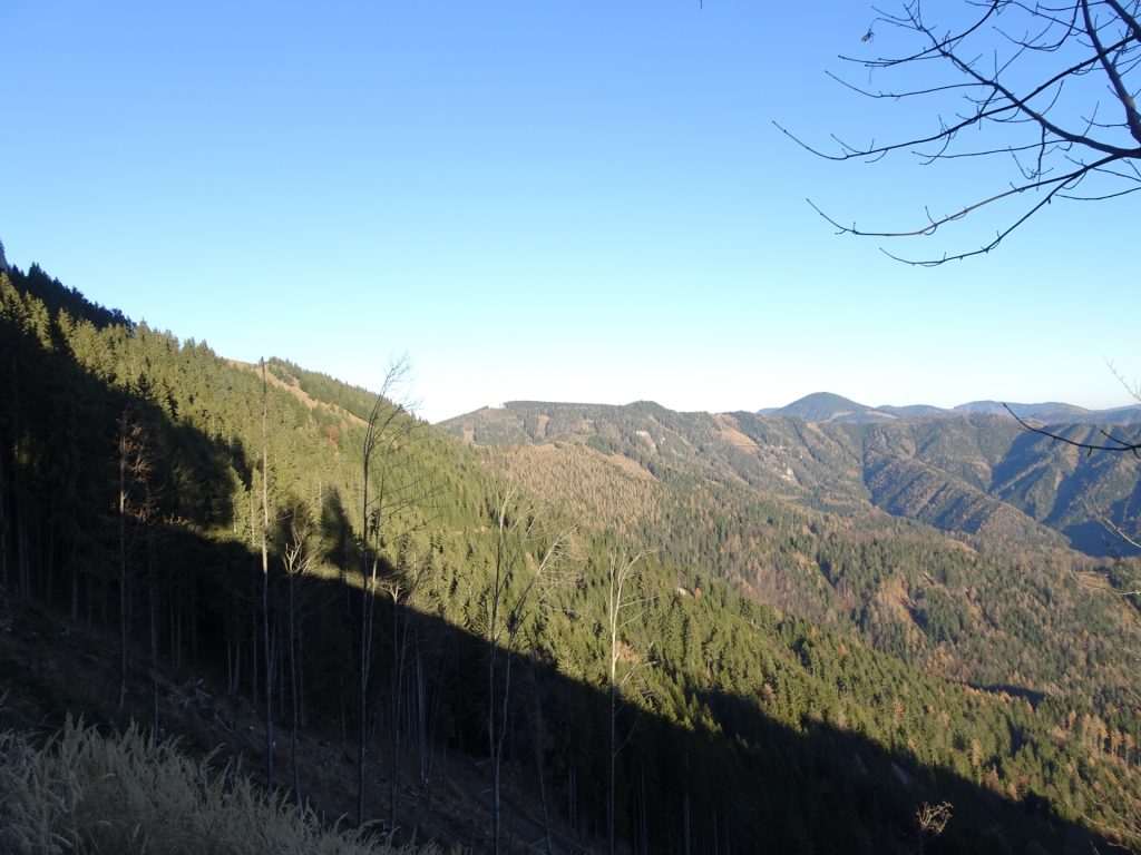 View from the trail back to "Mixnitz"