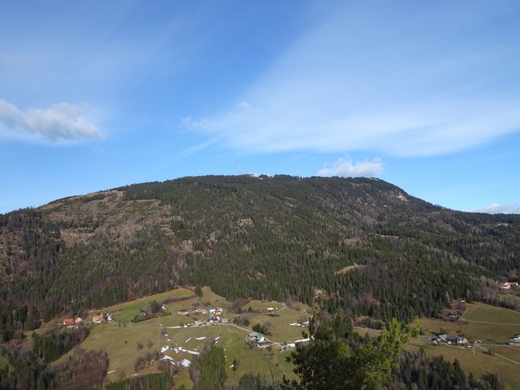 The "Schöckl" seen from "Fürwallnerhöhe"