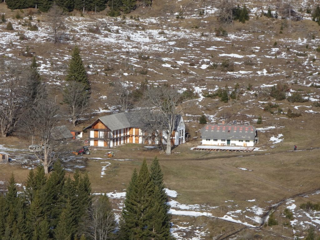 The "Göstinger Forsthaus" seen from "Zwölferkogel"