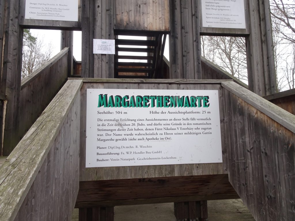 The <i>Margarethenwarte</i> viewing platform