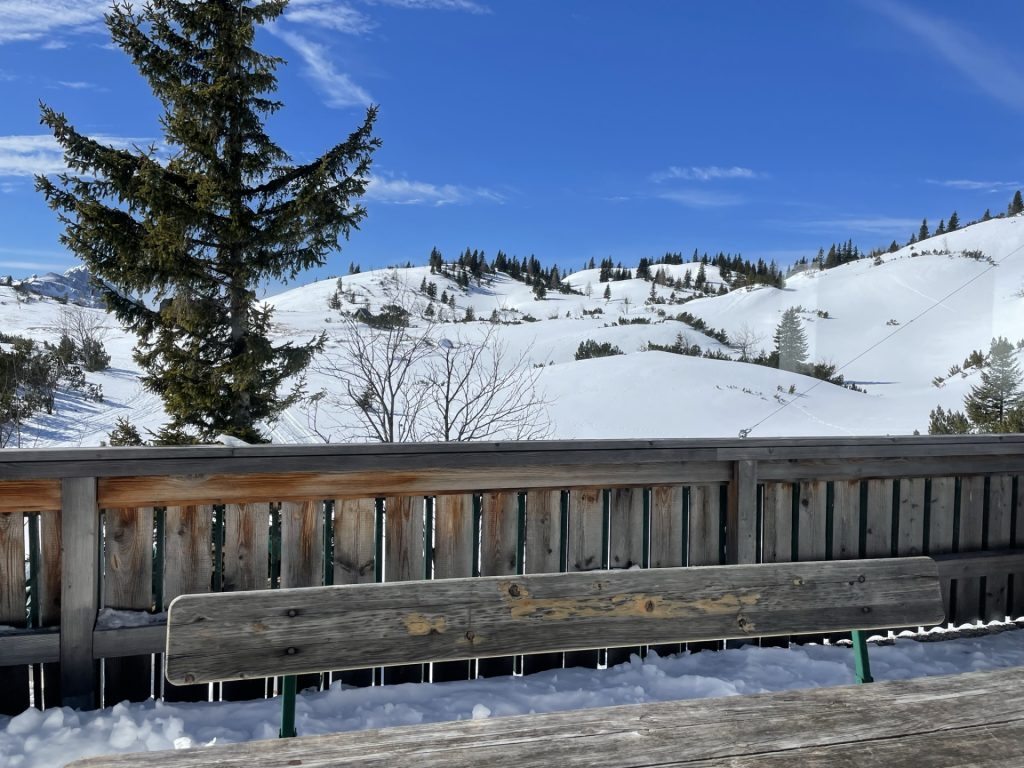 View from the <i>Sonnschienhütte</i>