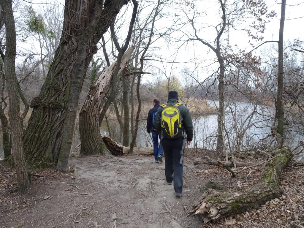 Werner and Robert are hiking along <i>Mühlwasser</i>