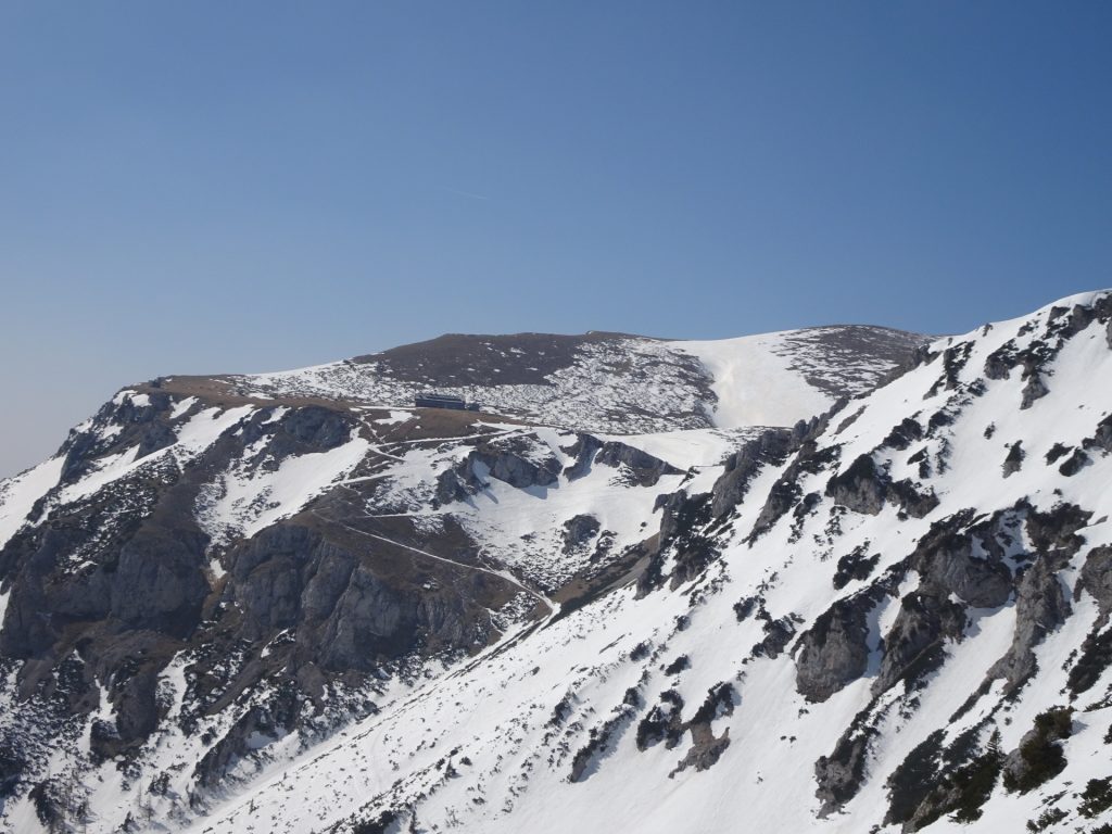 View towards <i>Schlangenweg</i> and <i>Karl-Ludwig Haus</i>