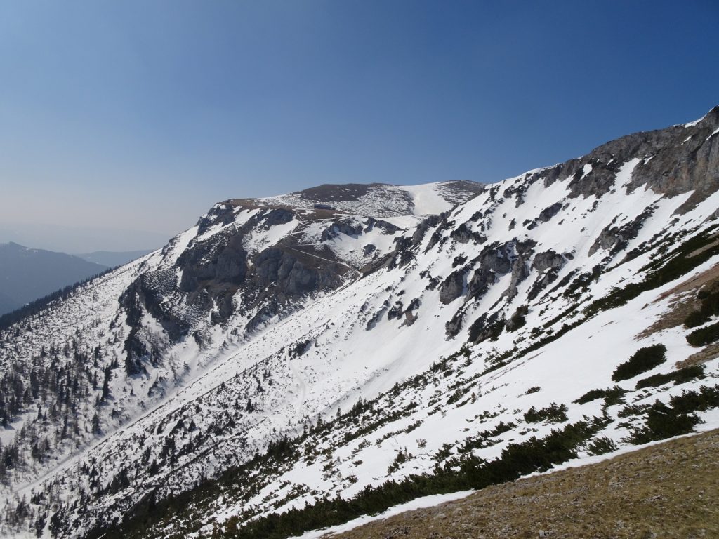 View towards <i>Schlangenweg</i> and <i>Karl-Ludwig Haus</i>