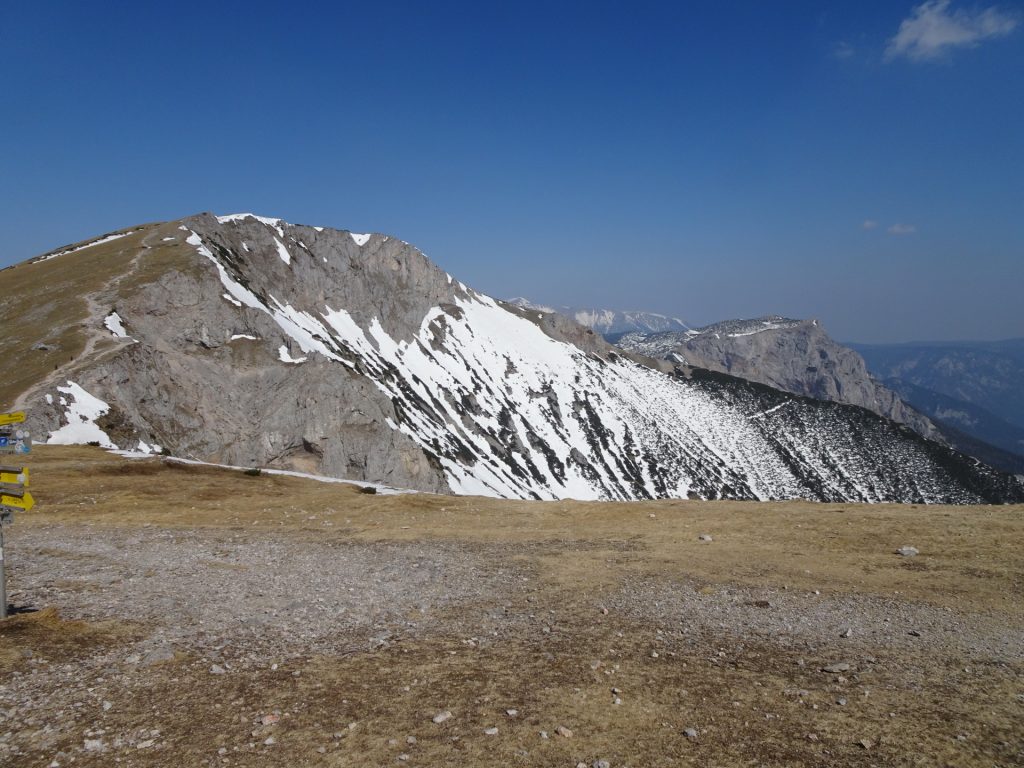 View back to <i>Predigtstuhl</i> from <i>Karl-Ludwig Haus</i>