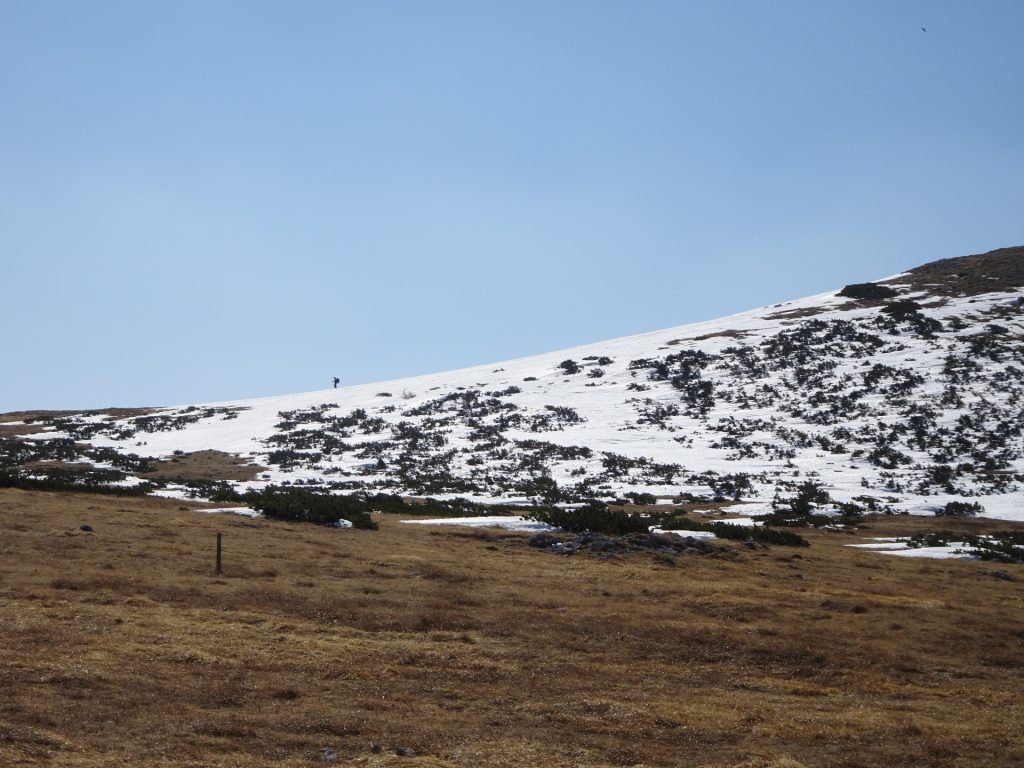 Towards the ridge up to <i>Heukuppe</i>