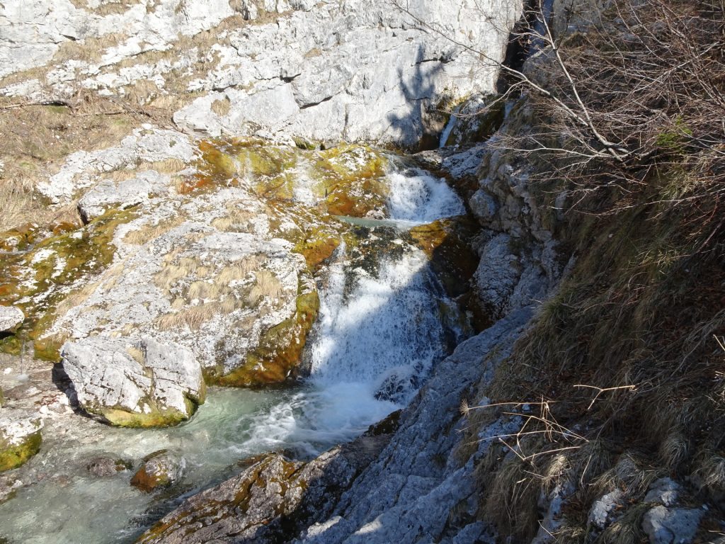 Impressive falls of Soča river
