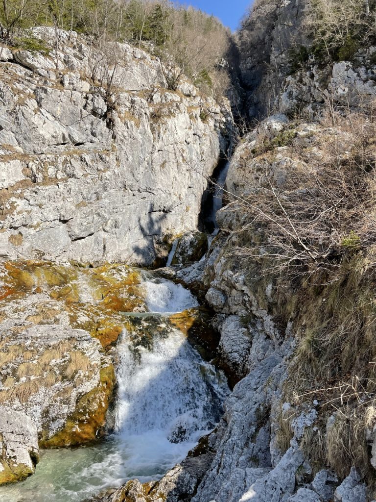 Towards the source of Soča river