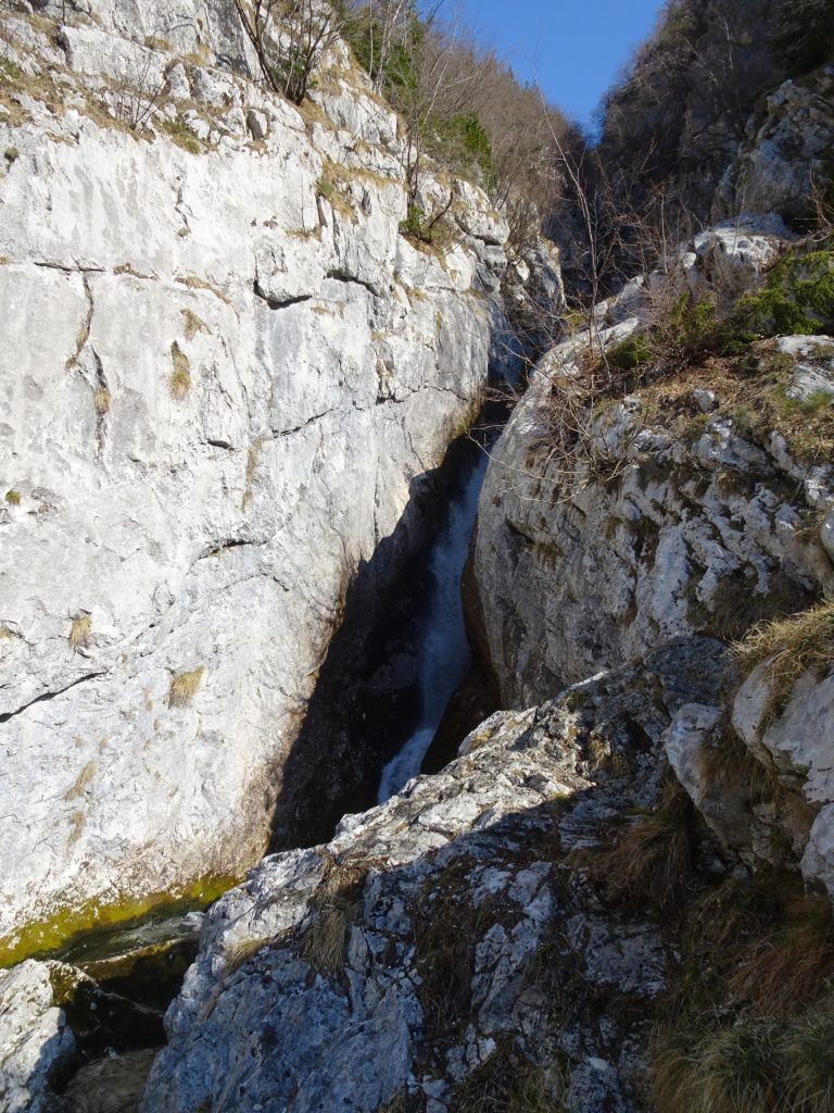 Impressive waterfalls of Soča river