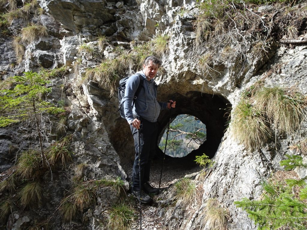 Robert at the <i>Pollerosfenster</i>