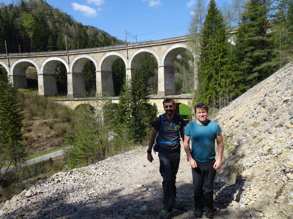 Stefan and Robert enjoying the hike