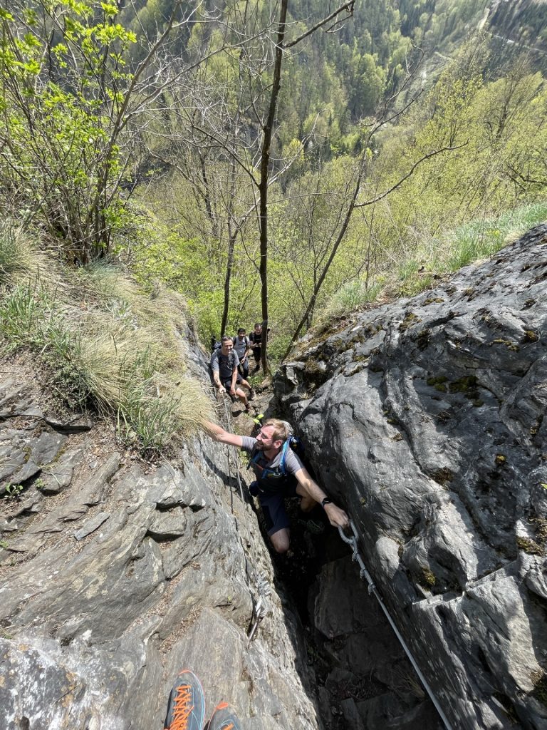 Stefan climbs second