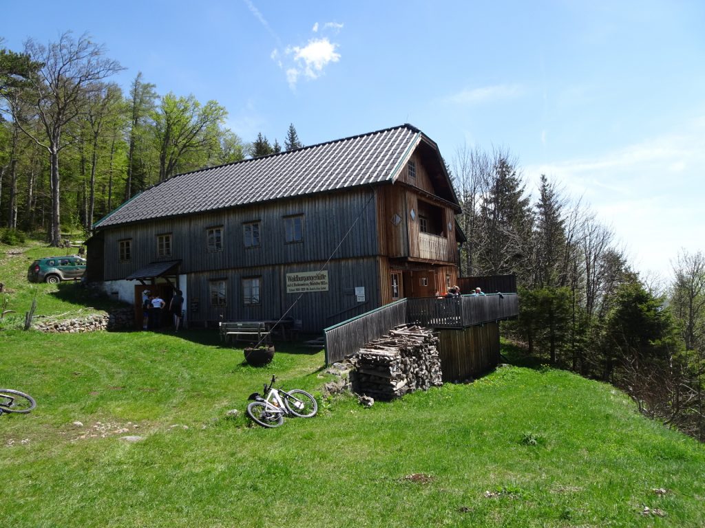 The cozy <i>Waldburgangerhütte</i>