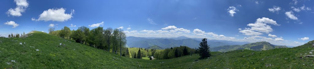 Panoramic view from <i>Hochstaff</i>