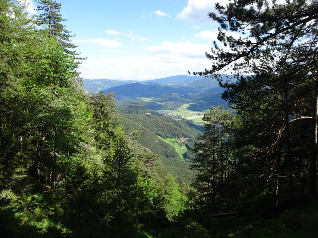 View from the trail towards <i>Jubiläumsaussicht</i>