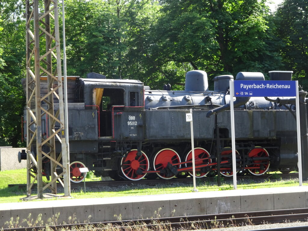 Back at the train station of <i>Payerbach</i>