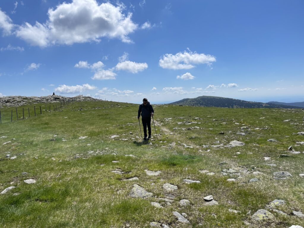 Robert on the trail towards <i>Hochwechsel</i>