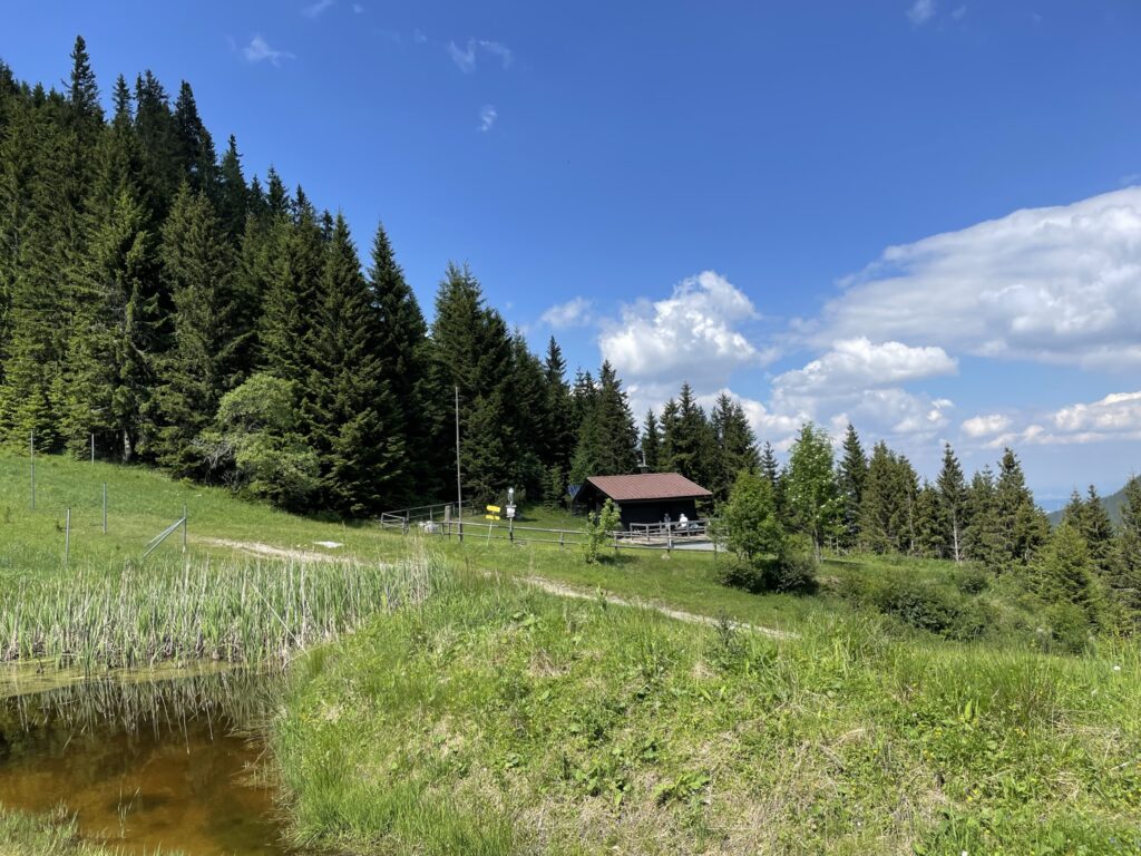 The mountain rescue hut