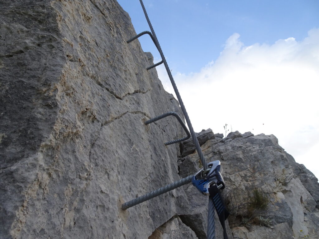 Climbing up Via Ferrata <i>Perunika</i>
