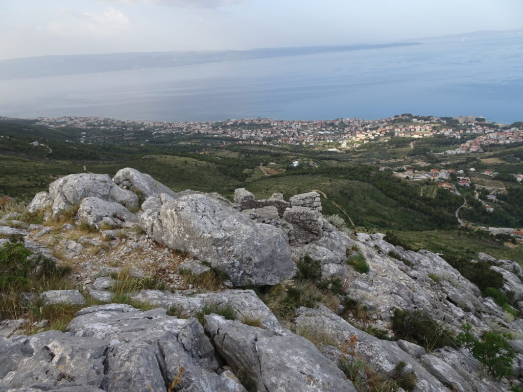 View from the top (end of the Via Ferrata)