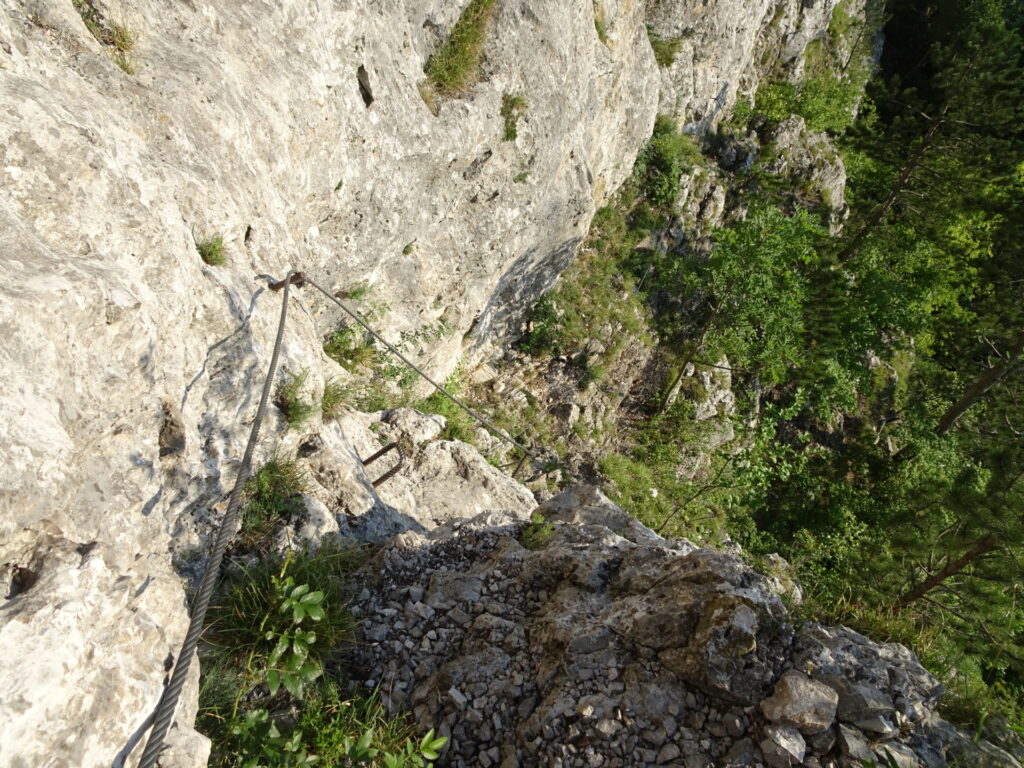 Descending via <i>Matterhornstiege</i>