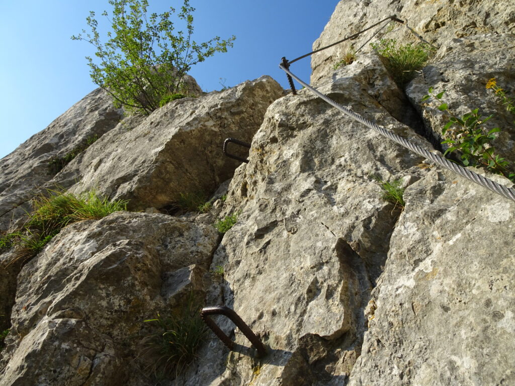 The crux of <i>Matterhornstiege</i>
