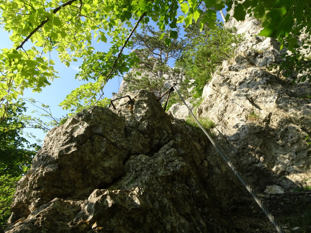 Descending via <i>Matterhornstiege</i>