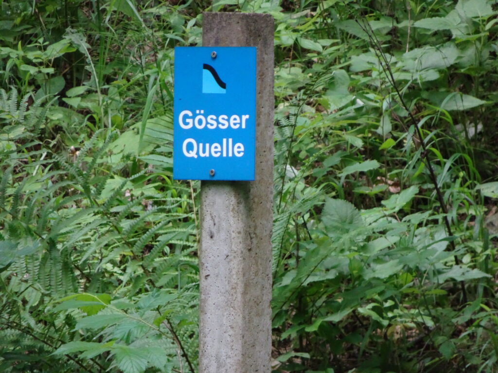 At the <i>Gösser source</i>