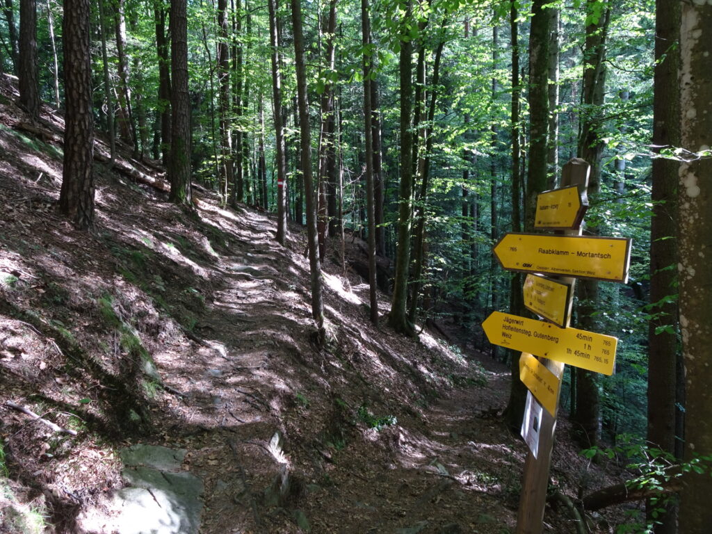 Follow the trail towards <i>Mortantsch</i>