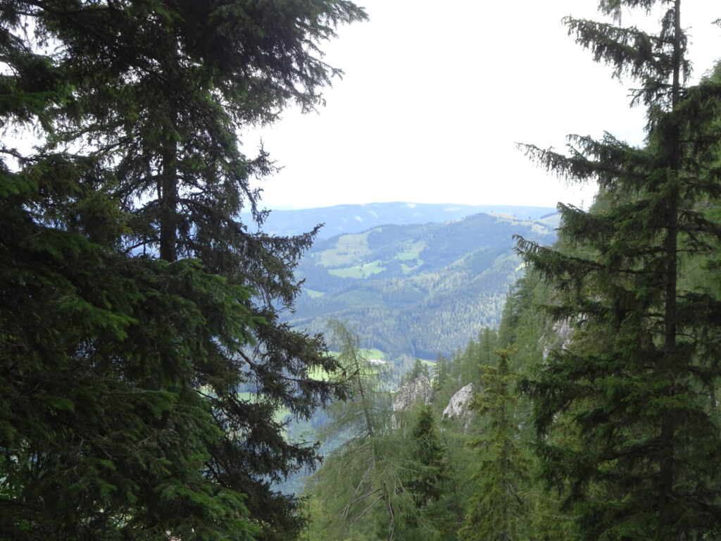 View from the plateau before the start of the Via Ferrata and the <i>Jägersteig</i>