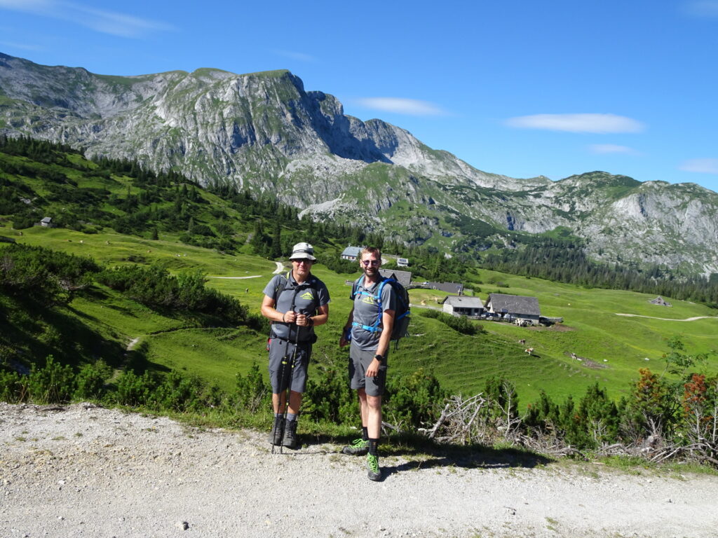 Robert and Stefan at the <i>Sonnschienalm</i>