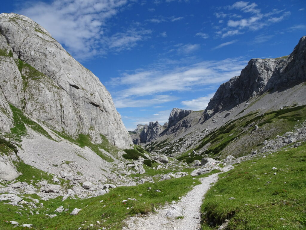 On the trail towards <i>Voisthalerhütte</i>