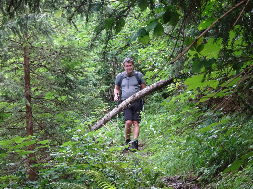 Robert descending towards <i>Kastenriegel</i>