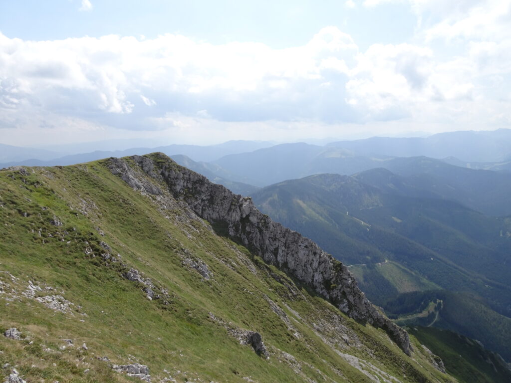 View from the summit of <i>Hohe Veitsch</i>