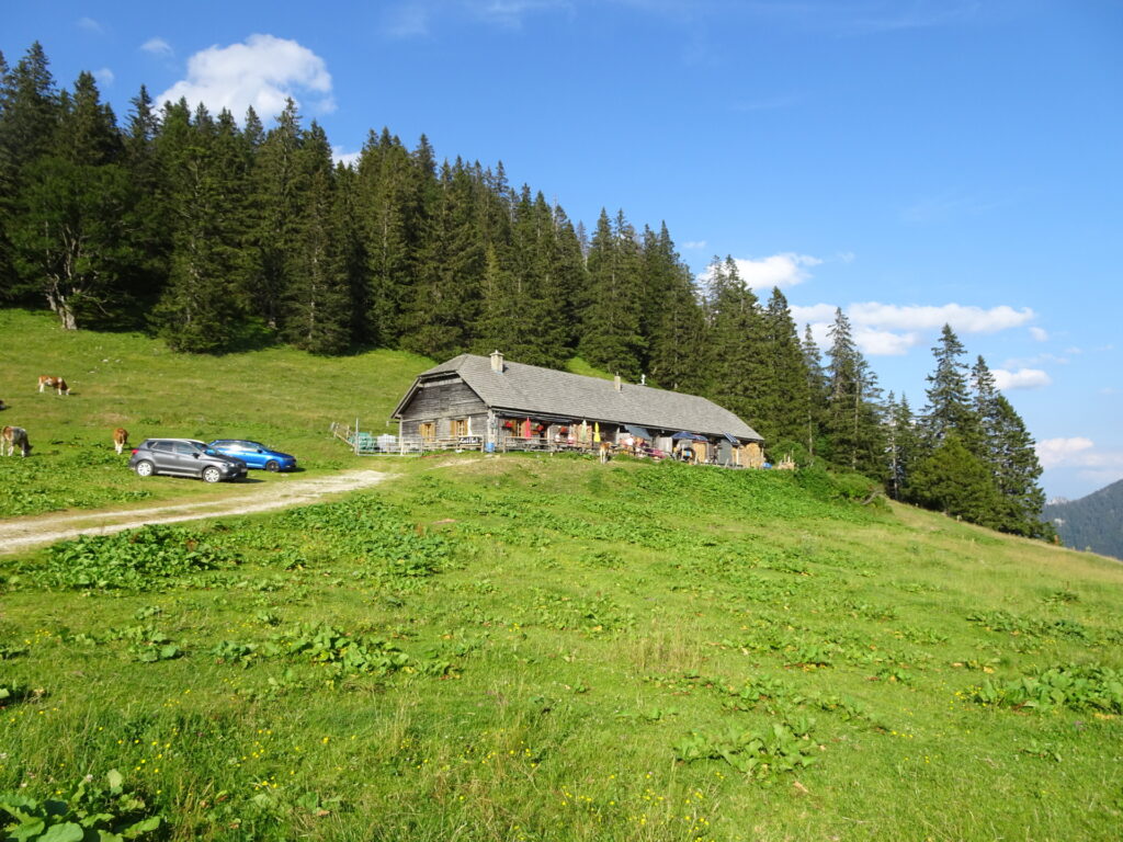 The beautiful <i>Wetterinalm Sennhütte</i>