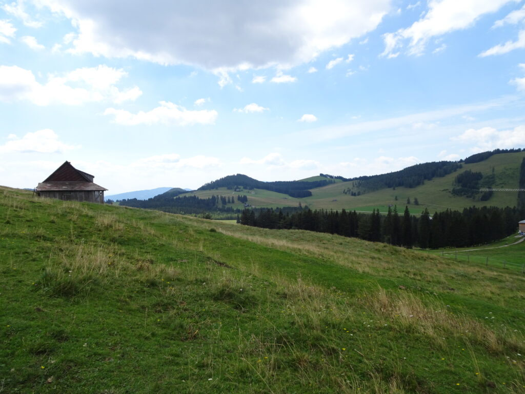 View from the trail up to <i>Heulantsch</i>