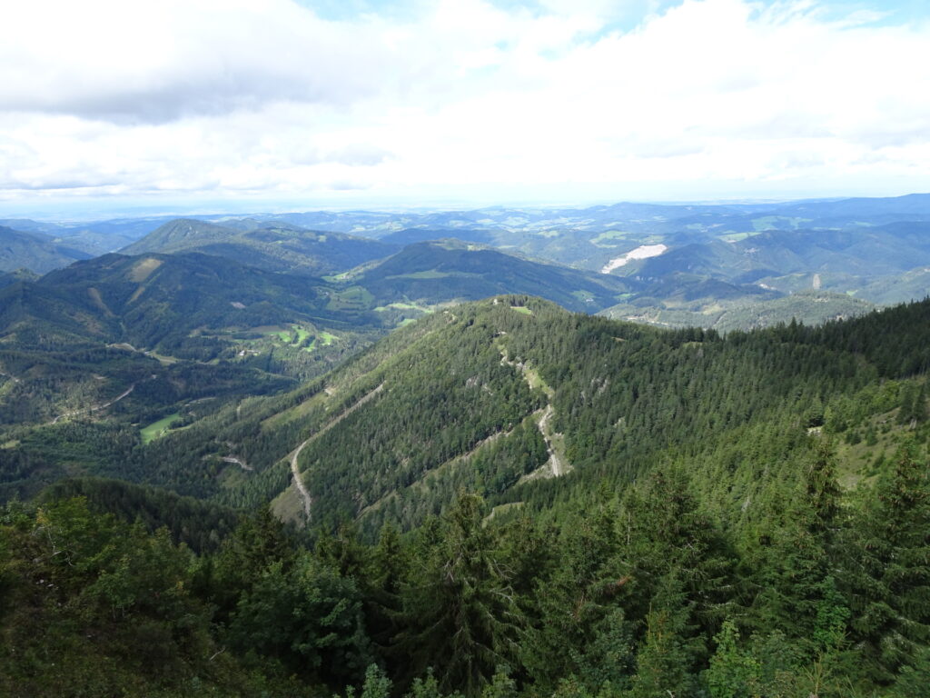View from the summit of <i>Unterberg</i>