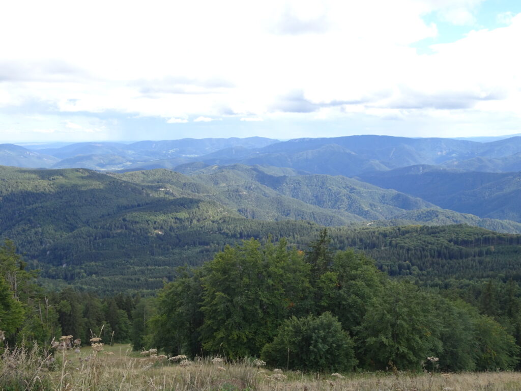 View from the summit of <i>Unterberg</i>