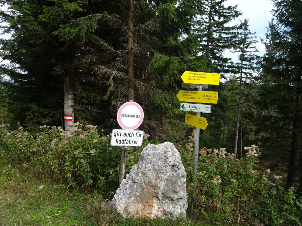 On the trail towards <i>Gschaid</i>