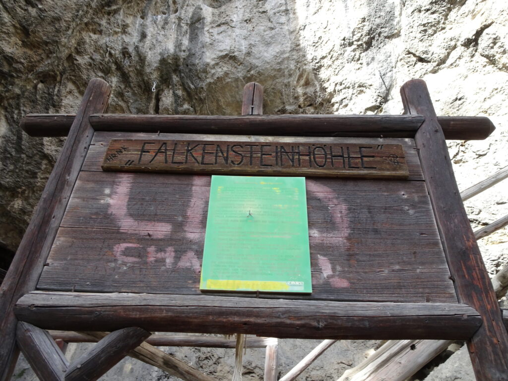 The portal of <i>Falkensteinhöhle</i> (cave)