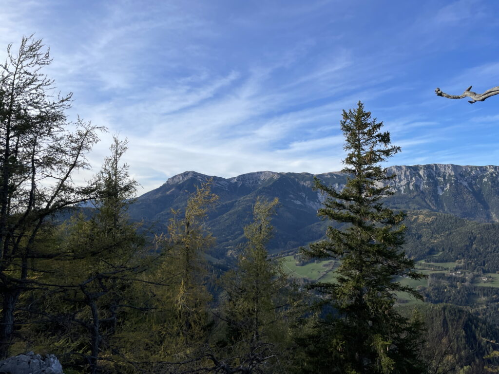 View from the trail to <i>Luckerte Wand</i>