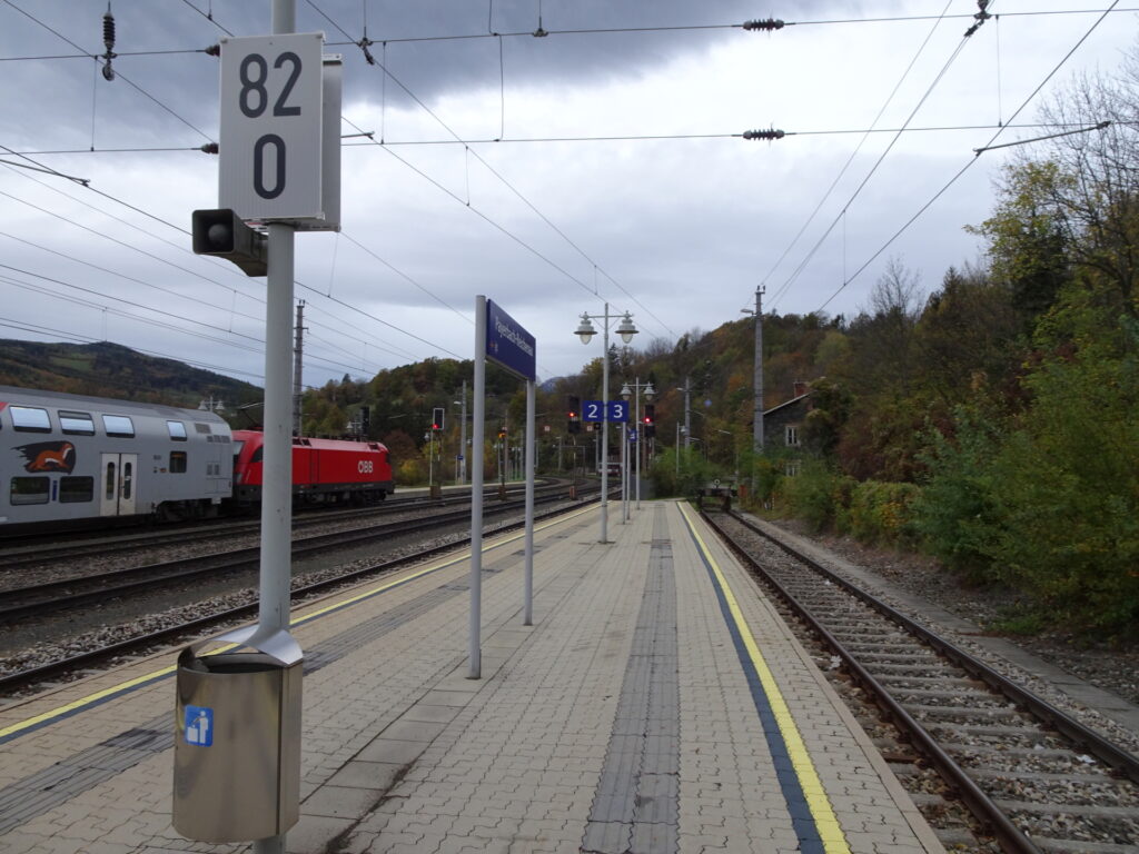 Start at the train station <i>Payerbach</i>