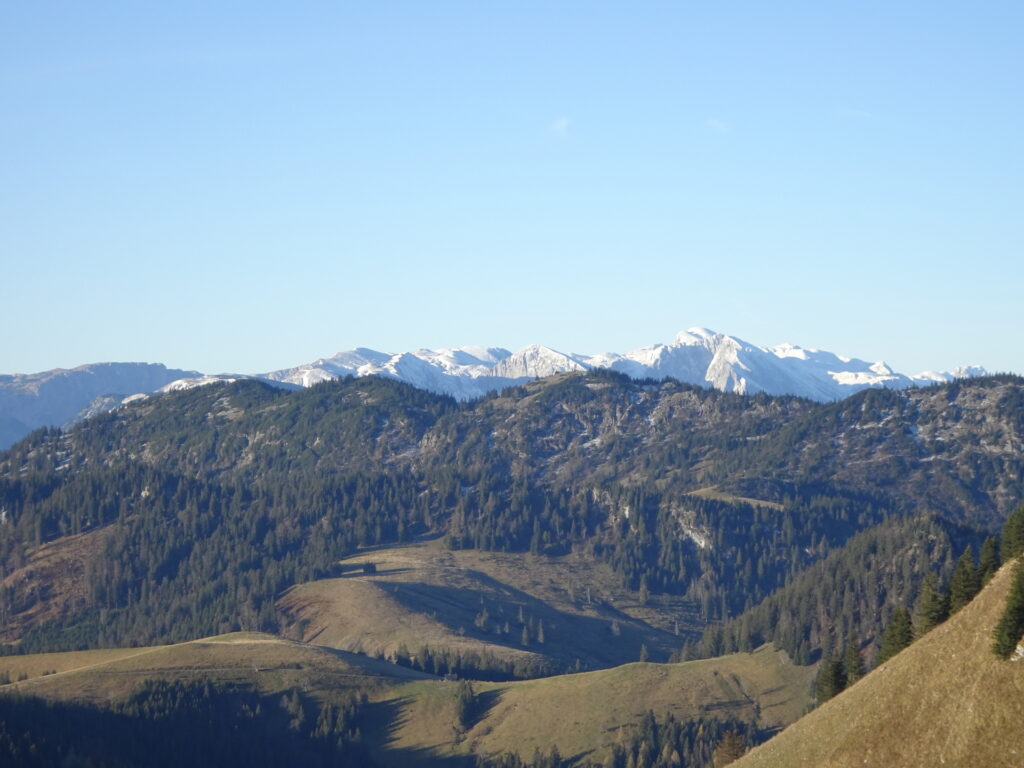 Amazing view towards <i>Hochschwab</i> from <i>Großer Proles</i>