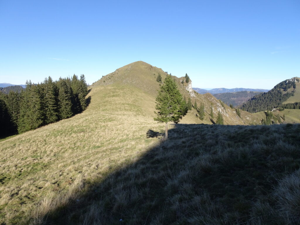 View back to <i>Kleiner Königskogel</i> from the saddle