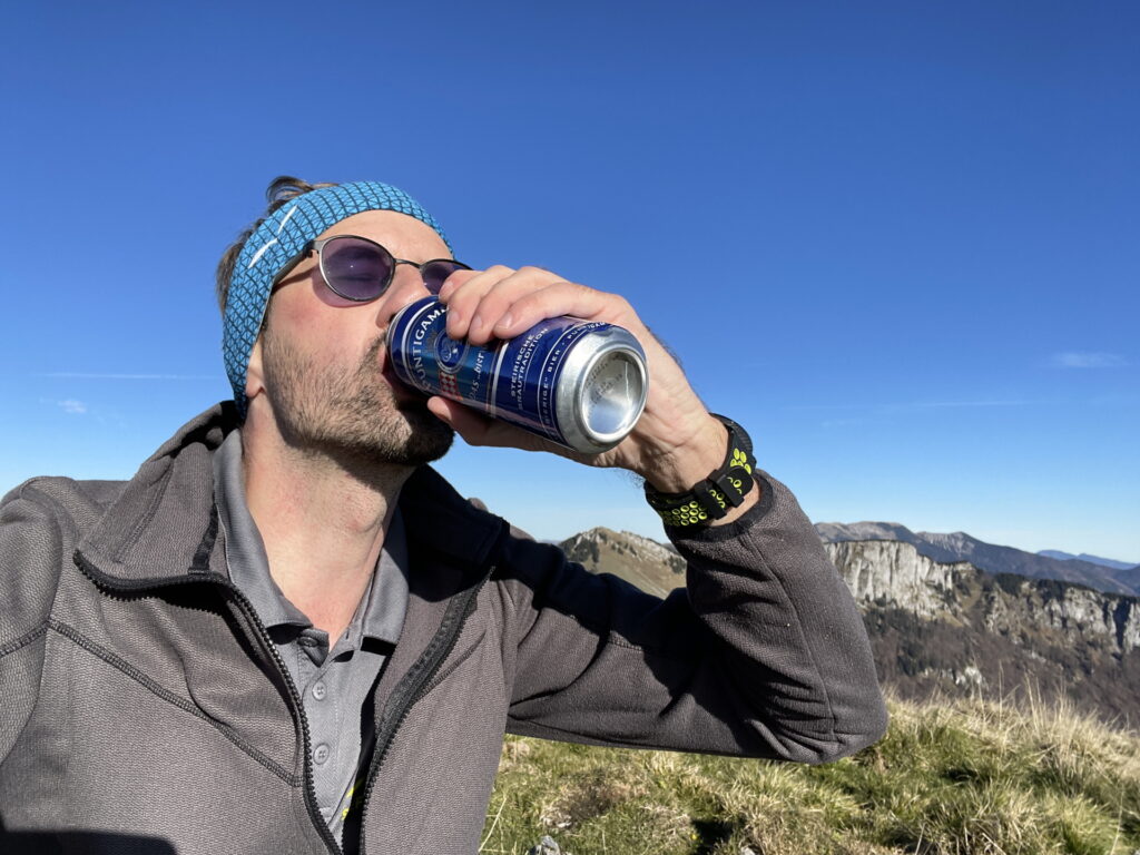 Stefan enjoys the view with a well-deserved treatment