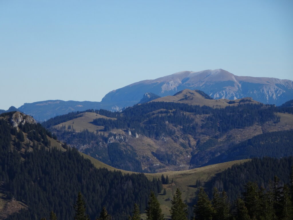The <i>Schneeberg</i> seen from the trail towards <i>Tonion</i>