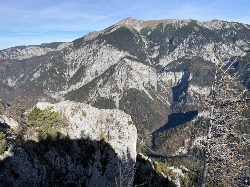 The <i>Schneeberg</i> seen from the viewpoint