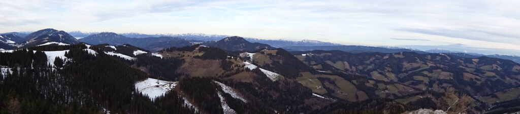 Panorama view from <i>Plankogel</i>