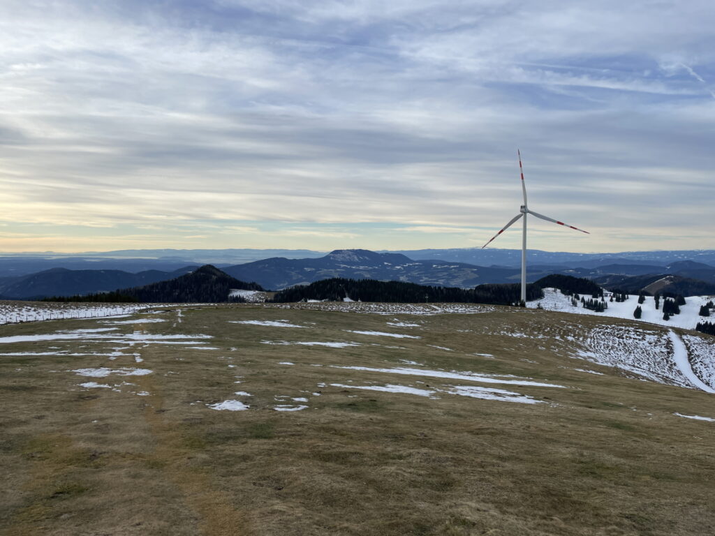 The wind generator of the <i>Sommeralm</i>